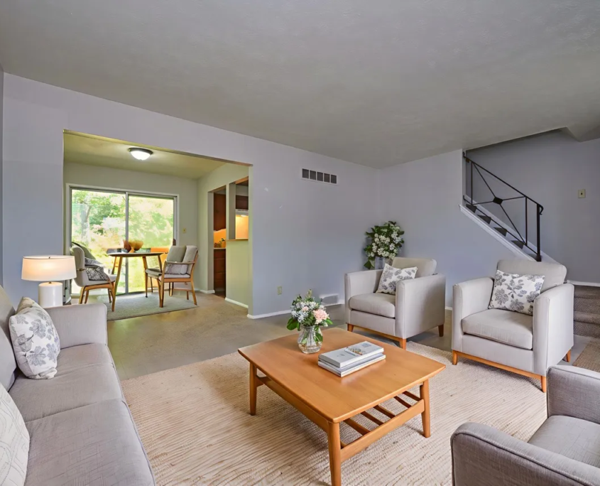 Georgetown Apartments and Townhomes Living Room Detail