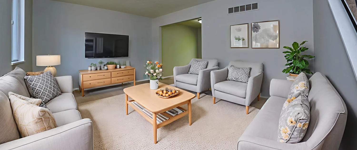 Georgetown Apartments and Townhomes Living Room Detail