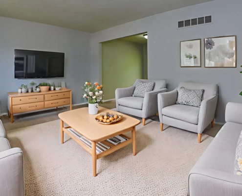 Georgetown Apartments and Townhomes Living Room Detail